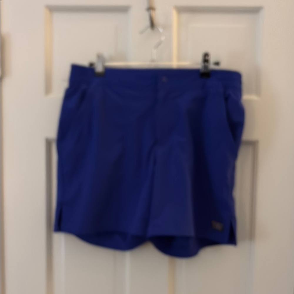 L.L. Bean Blue Athletic Shorts Vibrant Design